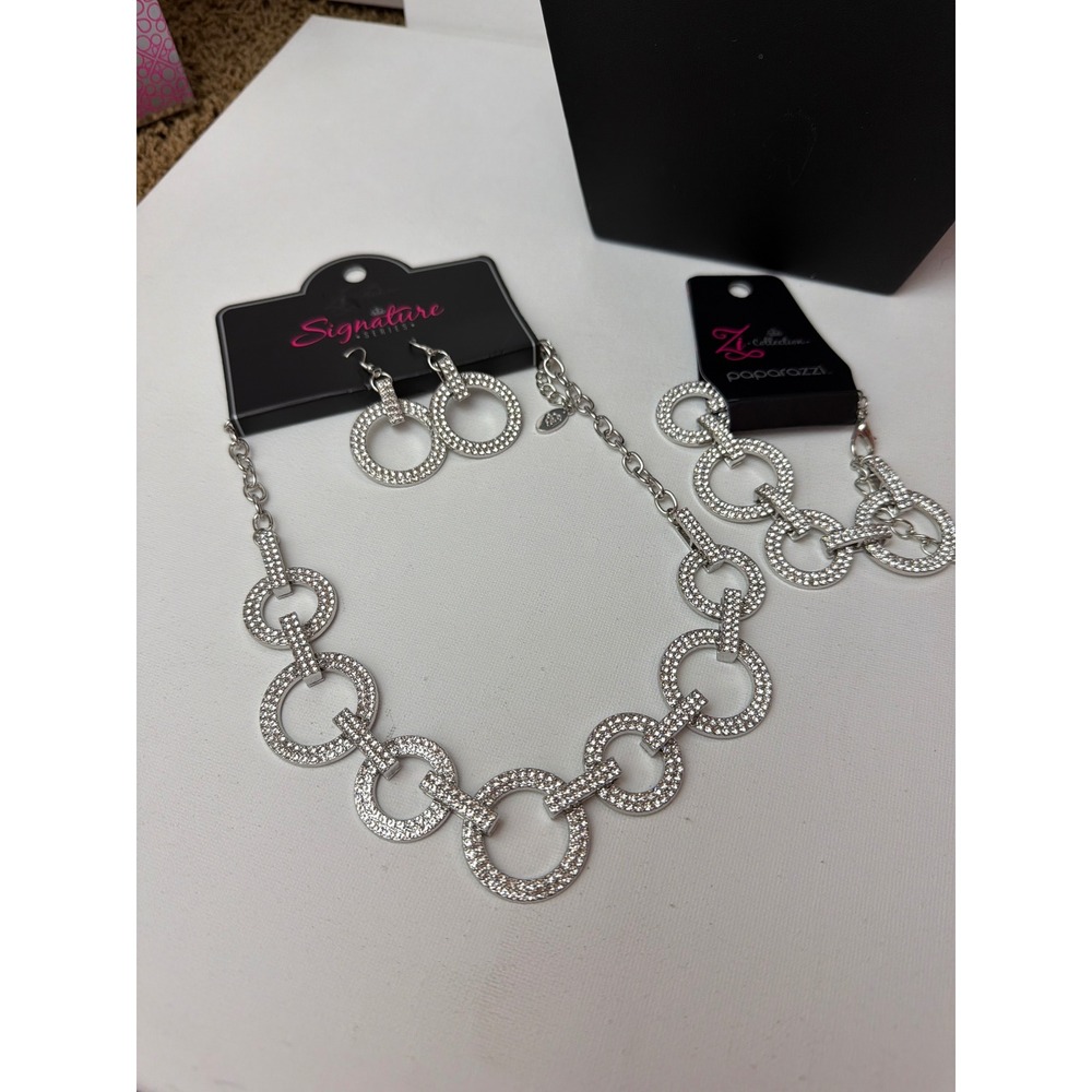 Paparazzi The Missy Signature Series Necklace Earrings & Surprise Party Bracelet